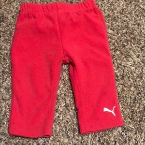 Puma girl pants lightly use hot pink 3-6M
